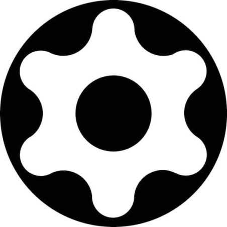 "Nasadka Torx z otworem 1/4"", TX 9"