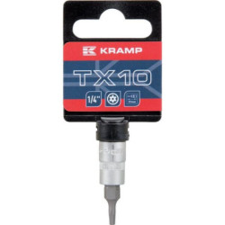 "Nasadka Torx z otworem 1/4"", TX 10"