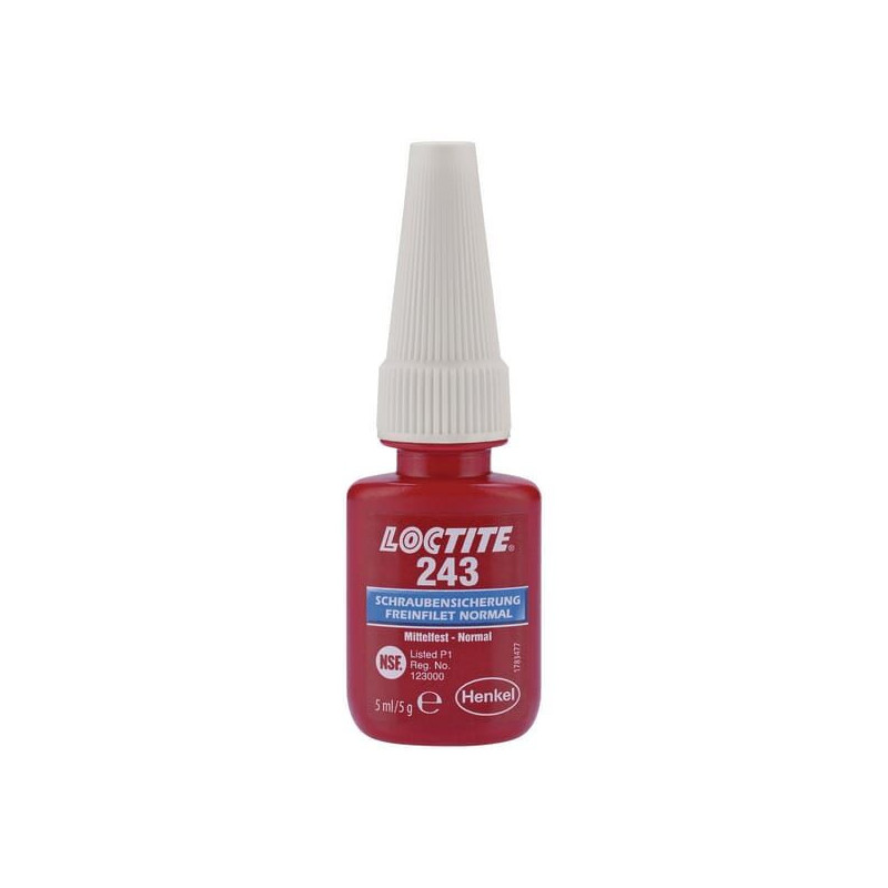 Środek zabezpieczający gwinty 243 Loctite, 5 ml