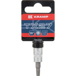 "Nasadka Torx z otworem 1/4"", TX 27"