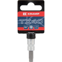 "Nasadka Torx z otworem 1/4"", TX 40"