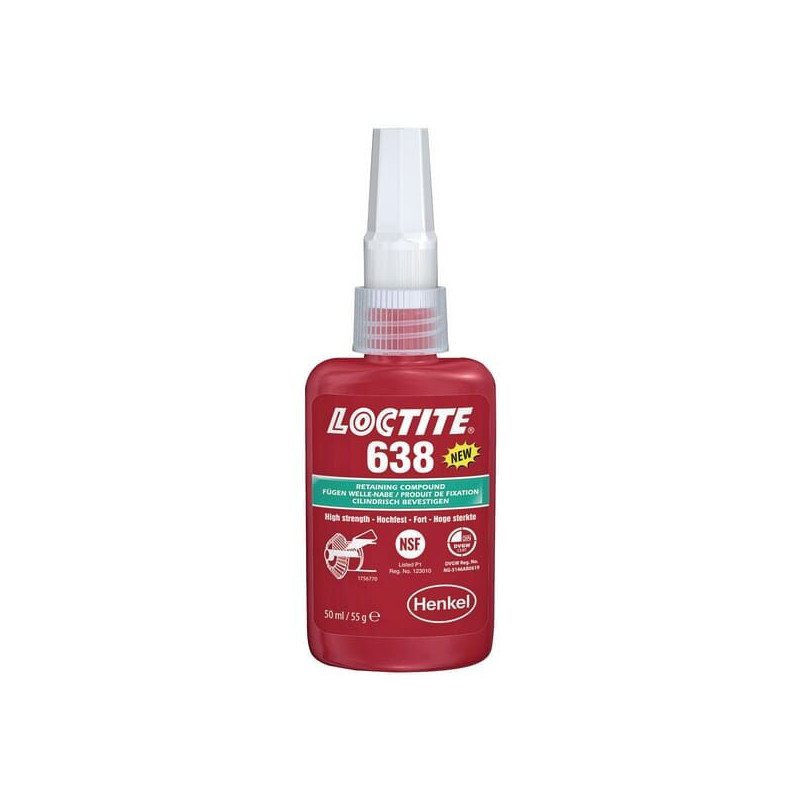 Klej mocujący 638 Loctite, 50 ml