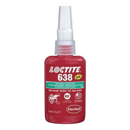 Klej mocujący 638 Loctite, 50 ml