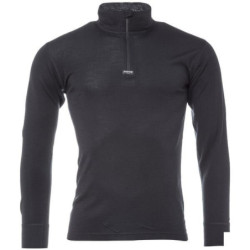 Koszulka termoaktywna wełna Merino z kołnierzem i zamkiem 1/4 długi rękaw Active, 2XL