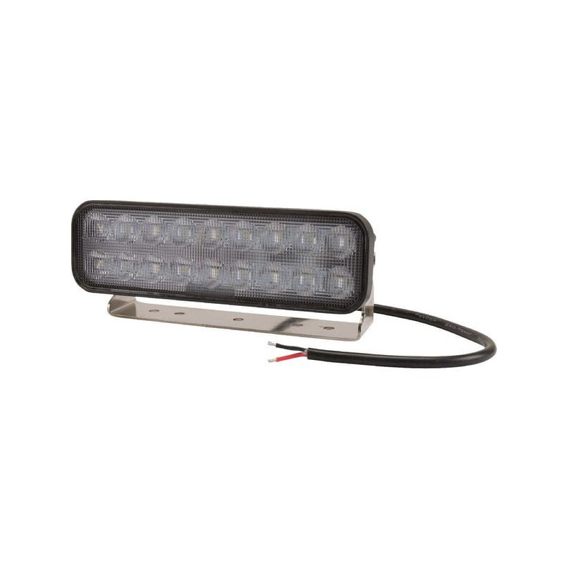 Lampa robocza LED, prostokątna, 54W 3960 lm 10/30V światło rozproszone 18 LED Kramp