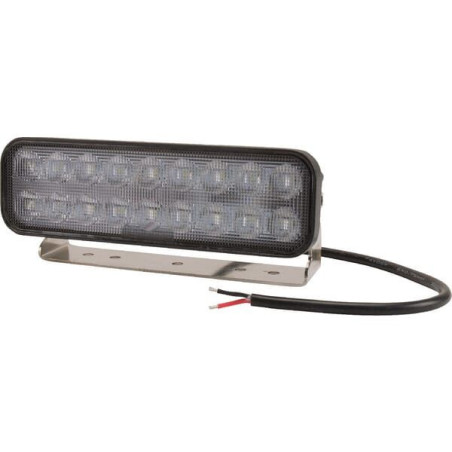 Lampa robocza LED, prostokątna, 54W 3960 lm 10/30V światło rozproszone 18 LED Kramp