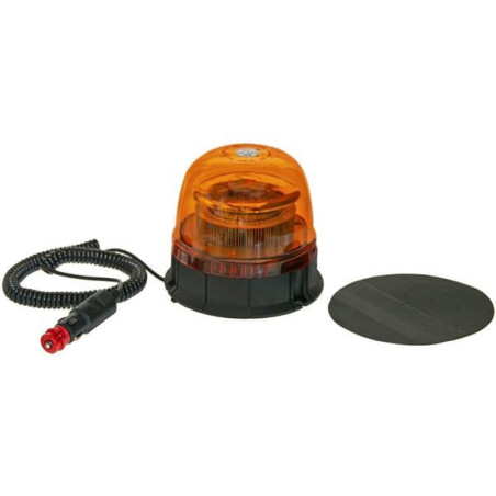 Lampa błyskowa LED, 24W 12/24V na magnes z wtyczką Kramp