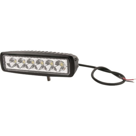 Lampa robocza LED, prostokątna, 18W 1440 lm 10/30V światło skupione 6 LED gopart