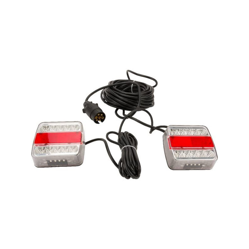 Zestaw lamp LED, tylnych przykręcanych 12m 12V