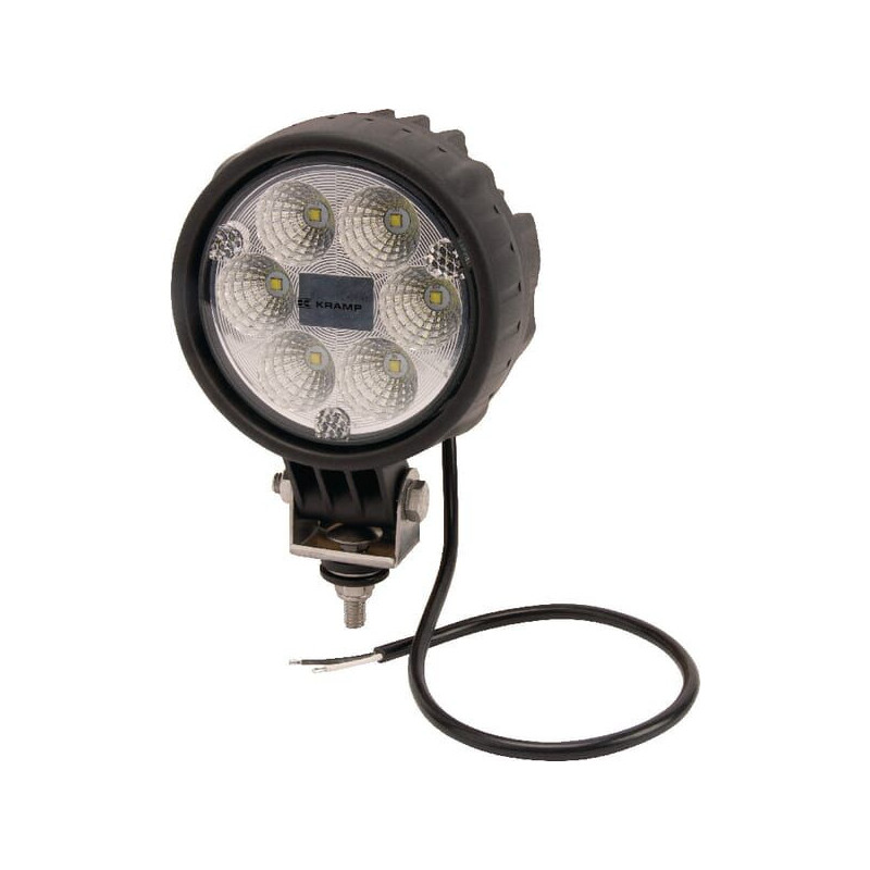 Lampa robocza LED, okrągła, 29W 2500 lm 10/30V światło rozproszone 6 LED Kramp