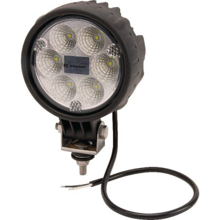 Lampa robocza LED, okrągła, 29W 2500 lm 10/30V światło rozproszone 6 LED Kramp