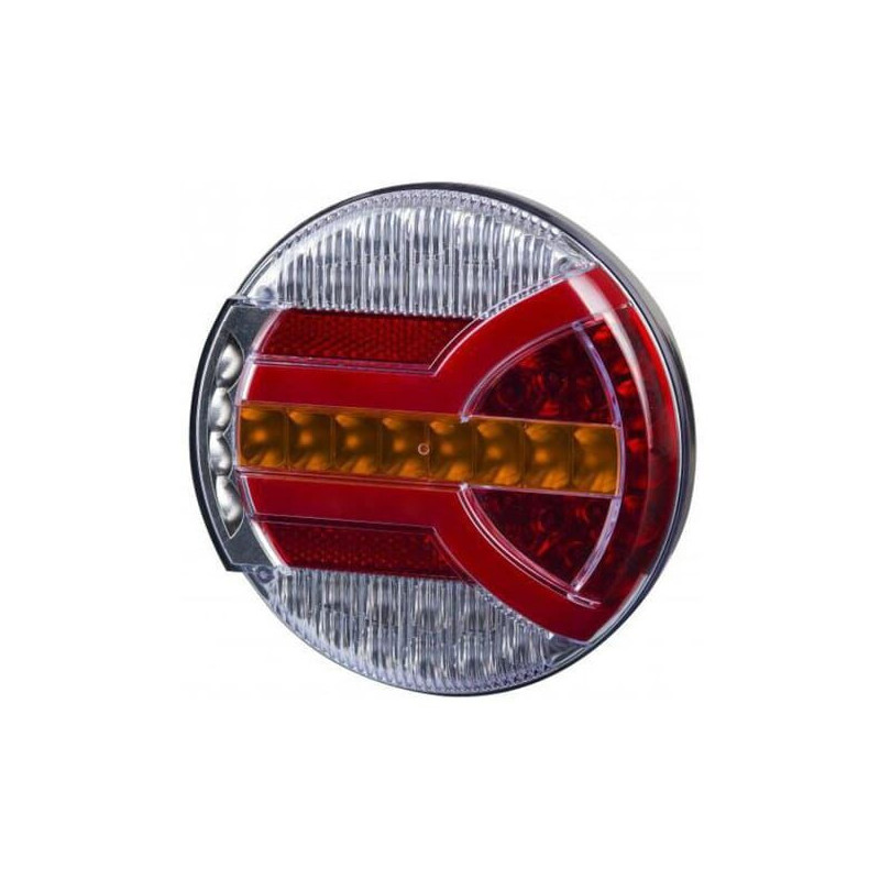 Lampa tylna zespolona LED, okrągła 12/24V