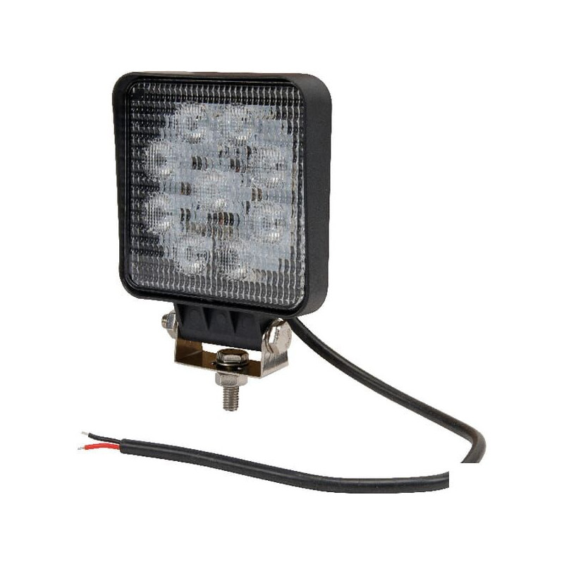 Lampa robocza LED, kwadratowa, 27W 1800 lm 10/30V światło rozproszone 9 LED Kramp