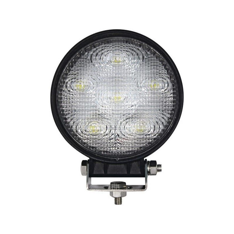 Lampa robocza LED, okrągła, 18W 1440 lm 10/30V światło rozproszone 6 LED gopart