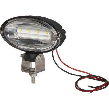 Lampa robocza LED, owalna 40W 3500lm 10/30V światło ultra szerokokątne rozproszone 8 LED Kramp