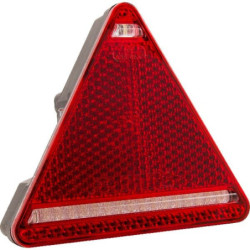 Lampa tylna zespolona LED, prawa, trójkątna, 12/24V 5-pinowa Kramp