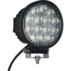 Lampa robocza LED, okrągła, 42W 3360 lm 10/30V światło skupione 14 LED gopart