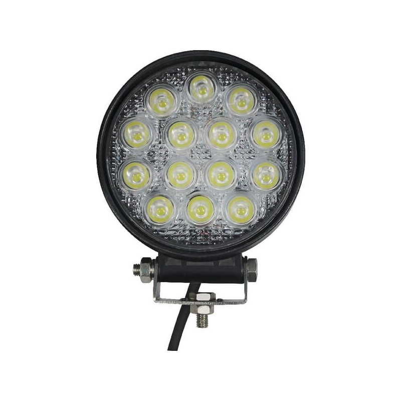 Lampa robocza LED, okrągła, 42W 3360 lm 10/30V światło rozproszone 14 LED gopart