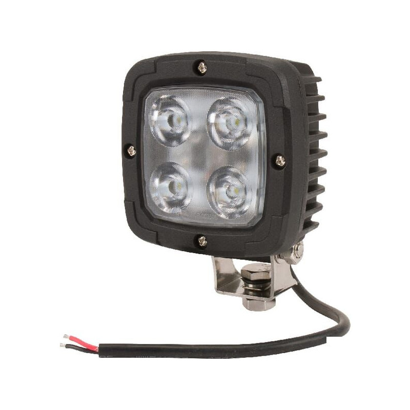 Lampa robocza LED, kwadratowa, 40W 4000 lm światło skupione Kramp