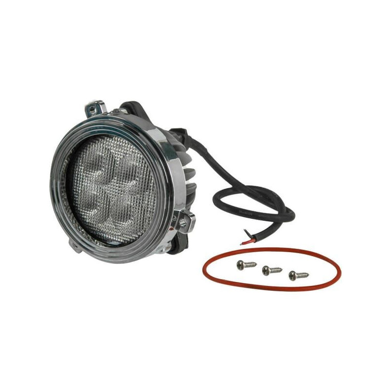 Lampa robocza LED, okrągła 40W 4800lm 10/30V z wtyczką Deutsch światło rozproszone 4 LED Kramp