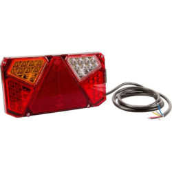 Lampa tylna zespolona LED, lewa, prostokątna, 12/24V Kramp