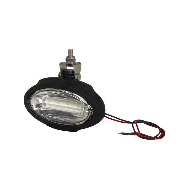 Lampa robocza LED, owalna 40W 3500lm 10/30V światło ultra szerokokątne rozproszone 8 LED Kramp