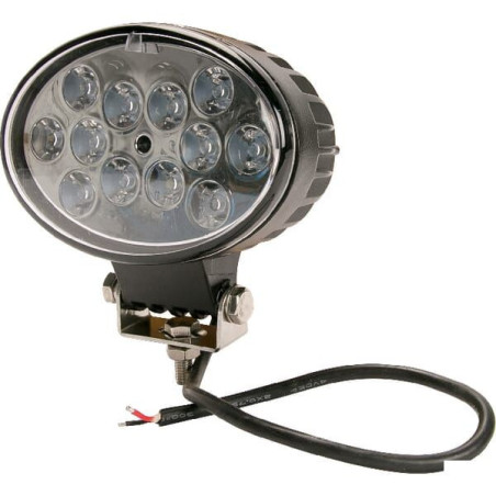 Lampa robocza LED, owalna 36W 2760lm 10/30V światło skupione 12 LED Kramp