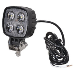 Lampa robocza LED, 12W 800 lm kwadratowa, 10/30V światło rozproszone Kramp