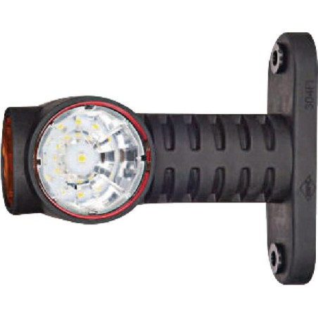 Lampa obrysowa LED, 0.7/1.4W 12/24V biała/pomarańczowa/czerwona 3 LED Kramp