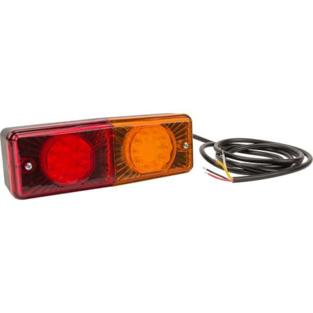 Lampa tylna zespolona LED, prostokątna, 12/24V Kramp