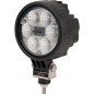 Lampa robocza LED, okrągła, 24W 1500 lm 10/30V światło rozproszone z wtyczką Deutsch, 6 LED Kramp