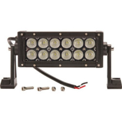 Lampa robocza długa LED, 36W, 3060lm, prostokątna,12/24V z przewodem, światło któtkie rozproszone, 12 LED Kramp