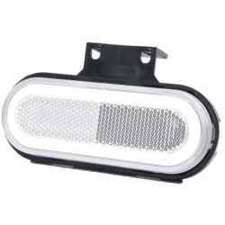 Lampa obrysowa LED, prostokątna, 12-24V, 124x49x20 mm, Kramp