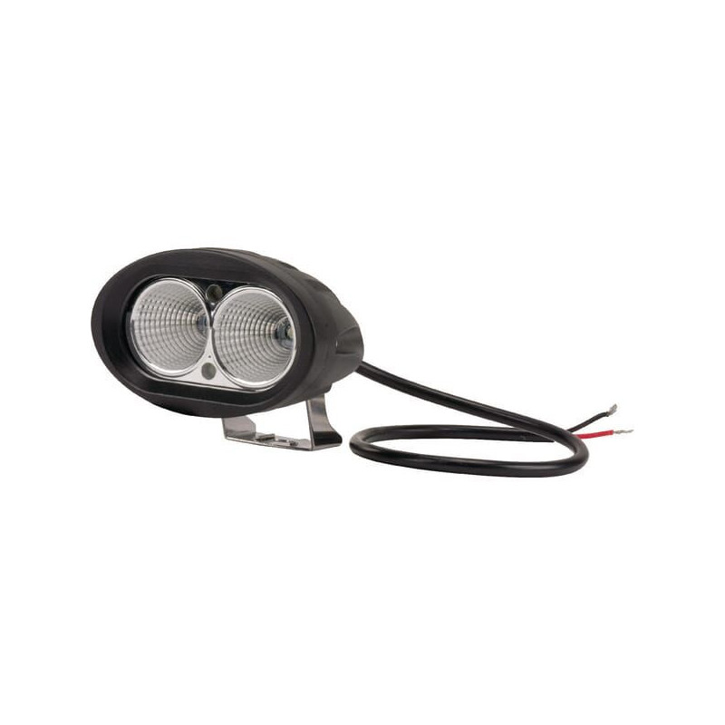 Lampa robocza LED, owalna, 20W 1800 lm 10/30V światło skupione 2 LED gopart