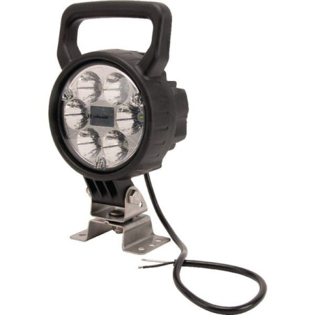 Lampa robocza LED, okrągła, 25W 2000 lm 10/30V światło skupione 6 LED Kramp