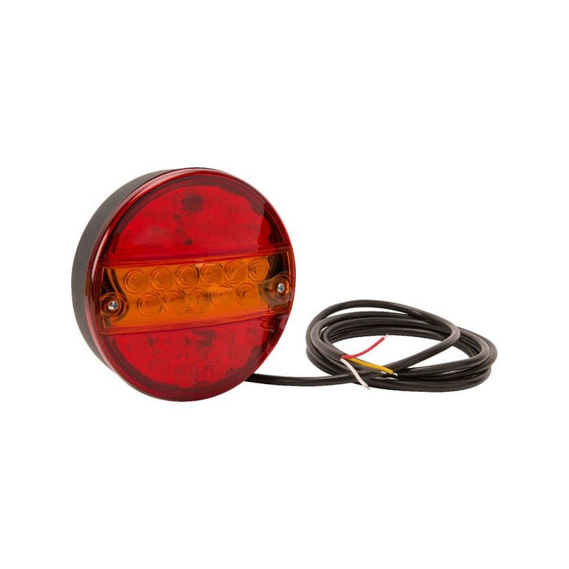 Lampa tylna zespolona LED, okrągła, Ø 142 mm 12/24V Kramp