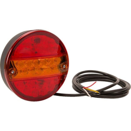 Lampa tylna zespolona LED, okrągła, Ø 142 mm 12/24V Kramp