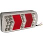 Lampa tylna zespolona LED, lewa prostokątna, 12/24V 228x106x40 mm gopart