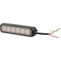 Lampa ostrzegawcza LED, 18W 12/24V pomarańczowa przykręcana 6 LED Kramp