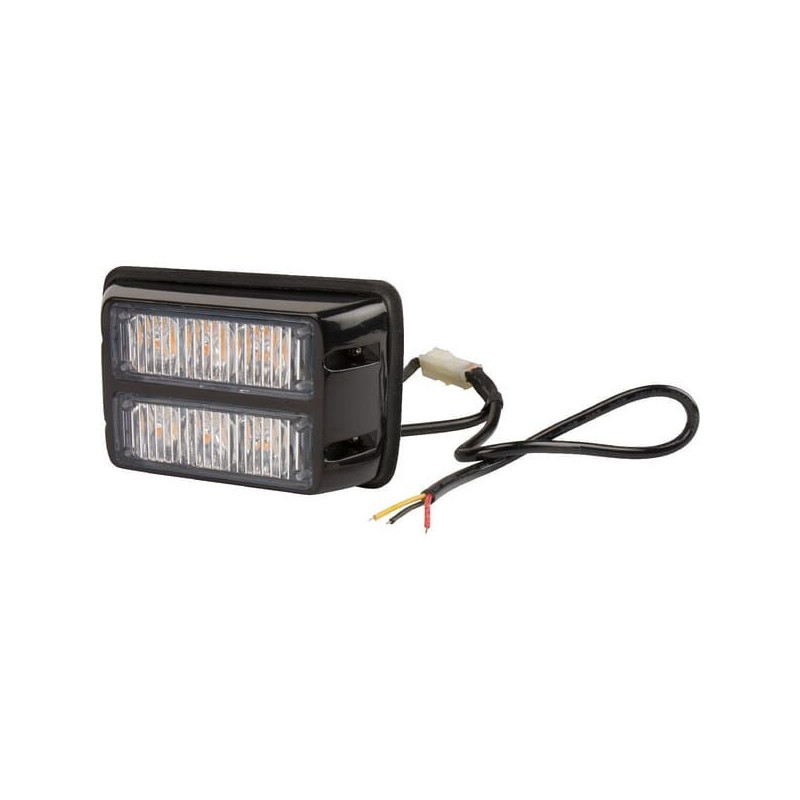 Lampa ostrzegawcza LED, 18W 12/24V pomarańczowa przykręcana 6 LED Kramp