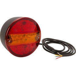 Lampa tylna zespolona LED, okrągła, 24V Ø 142 mm Kramp