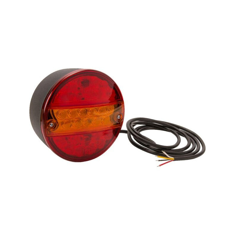 Lampa tylna zespolona LED, okrągła, 24V Ø 142 mm Kramp