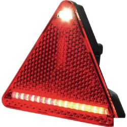 Lampa tylna zespolona LED, prawa, trójkątna, 12/24V Kramp