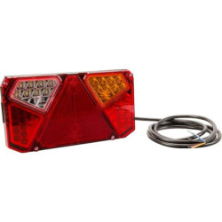 Lampa tylna zespolona LED, prawa, prostokątna, 12/24V Kramp