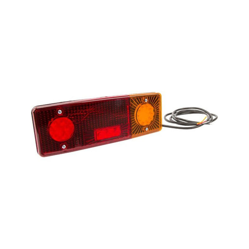 Lampa tylna zespolona LED, prawa, prostokątna, 12/24V Kramp