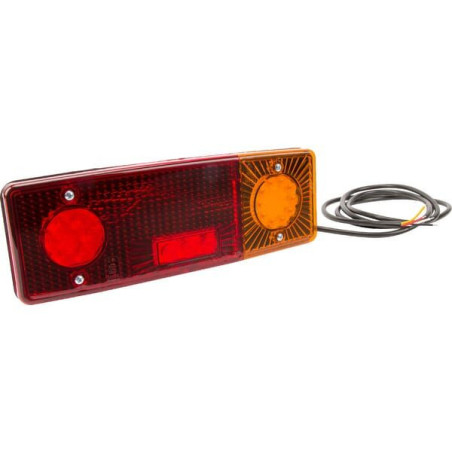 Lampa tylna zespolona LED, prawa, prostokątna, 12/24V Kramp