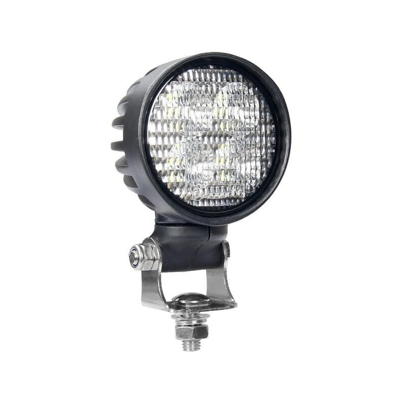 Lampa robocza LED, okrągła 40W 4000lm 10/30V z wtyczką AMP 4 LED 360° Kramp