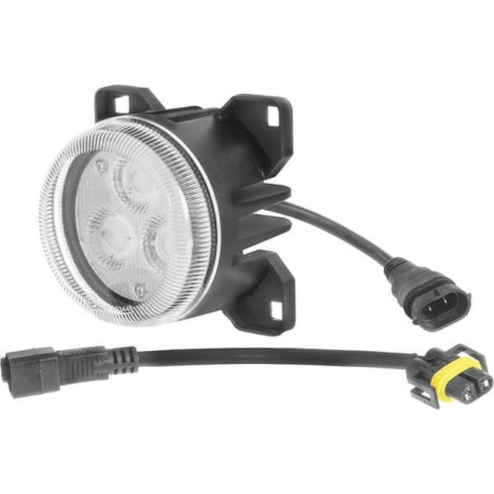 Lampa robocza LED, okrągła 42W 4200lm 10/30V z wtyczką Deutsch + H11 światło rozproszone Kramp