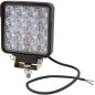 Lampa robocza LED, kwadratowa, 25W 3040 lm 10/30V światło rozproszone 16 LED Kramp