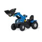 Traktor z napędem na pedały i ładowaczem New Holland T7 wiek od 3 lat RollyFarmtrac Rolly Toys